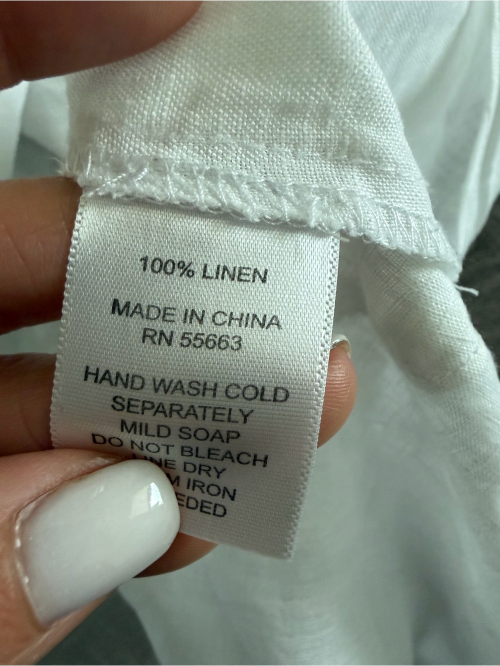 Linen For Cynthia White Hooded Swim Cover-Up Tunic with Pockets - Picture 13 of 13
